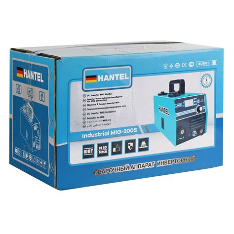 Сварочный полуавтомат инверторный HANTEL industrial MIG 200S