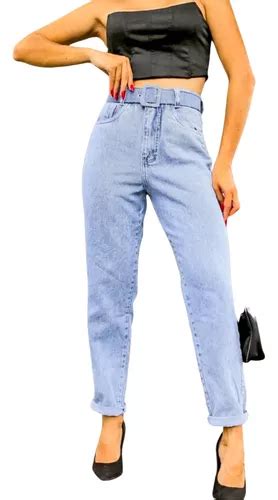Calça Jeans Feminina Mom Hot Pant Cintura Alta Tendência Frete grátis