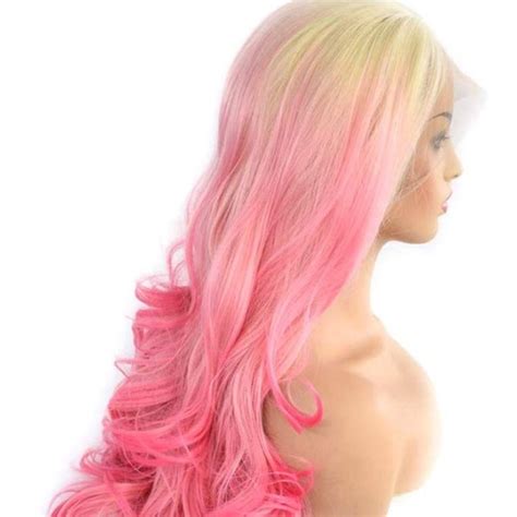 Accessories Hot Pink Ombr Curly Lace Front Wig New Poshmark