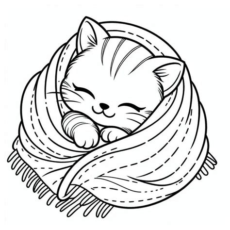Desenhos De Gatinhos Fofos Para Colorir - 6