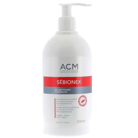 ACM SÉBIONEX GEL NETTOYANT PEAUX GRASSES ET À IMPERFECTIONS 500 ML