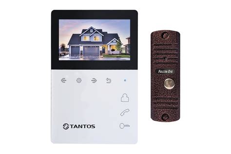 Комплект видеодомофона Tantos Elsa Kit (медь) и вызывная панель Falcon ...