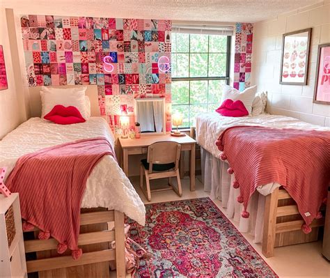 Pink Sorority Dorm Room Dorm Room Styles College Dorm Room Decor