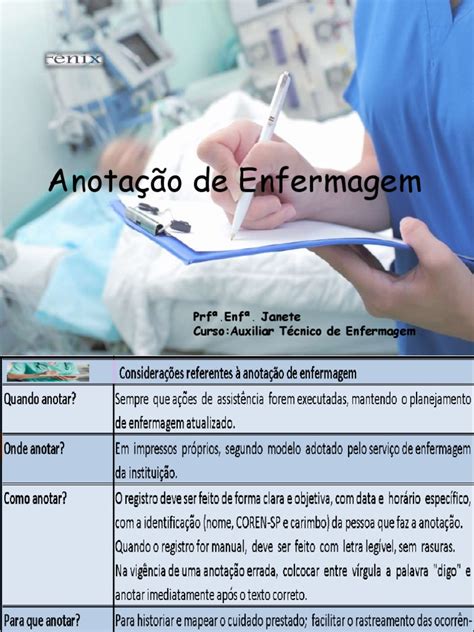 Exemplos de Anotações de Enfermagem | PDF | Enfermagem | Comunicação