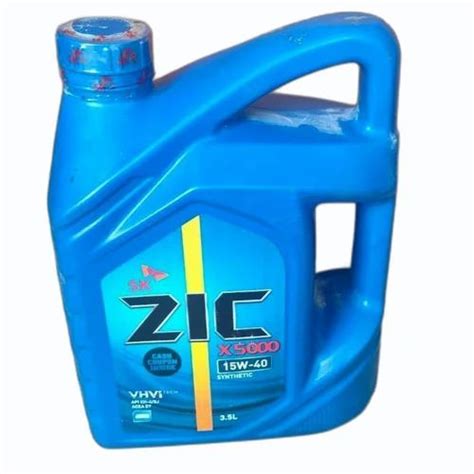 3.5L SK ZIC X5000 15W-40 Engine Oil at ₹ 1680/can | 4T Engine Oil in ...