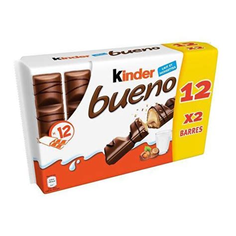 Kinder Bueno Barres Chocolat Es Lait Et Noisettes Supermarch S Match