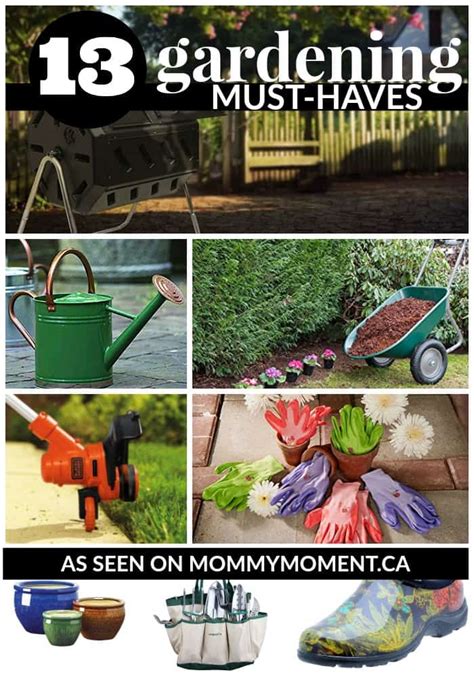 13 GARDENING MUST-HAVES | Mommy Moment