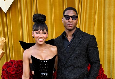 Meagan Good & Jonathan Majors Show Out With Red Carpet PDA