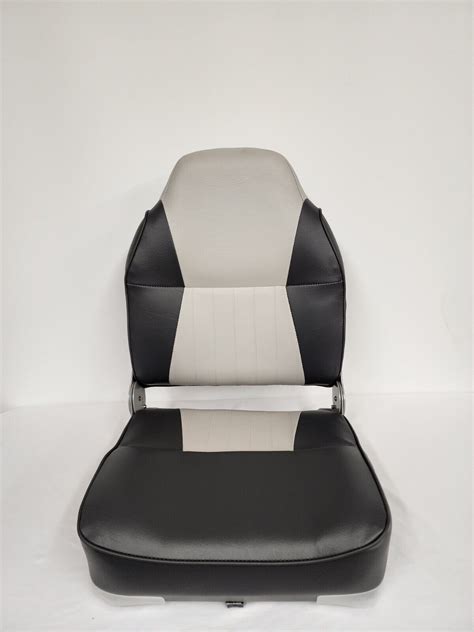 Boat Seat High Back Fold Down Lund Style Fishing Pontoon1004-ABC