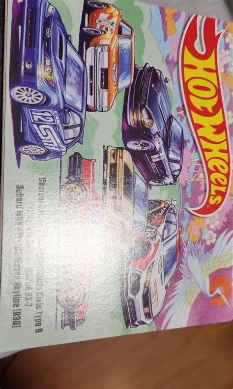 Hot Wheels Pack Custom Datsun Z Honda Civic Type R Toyota Celica Mazda Rx