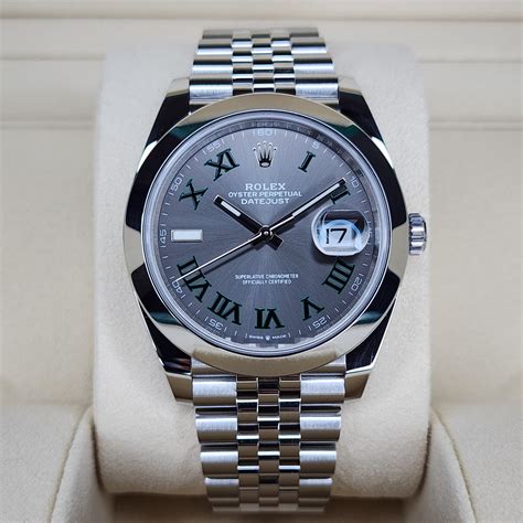 rolex datejust wimbledon mm