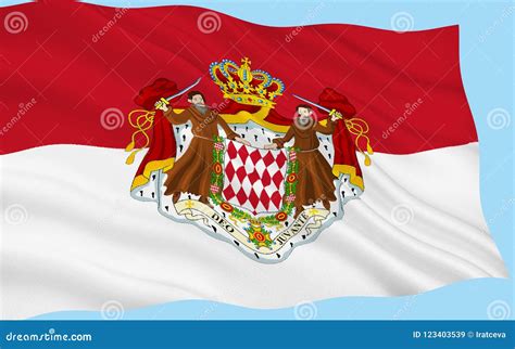 Flag Of Monaco Stock Image Image Of Monaco Travel 123403539