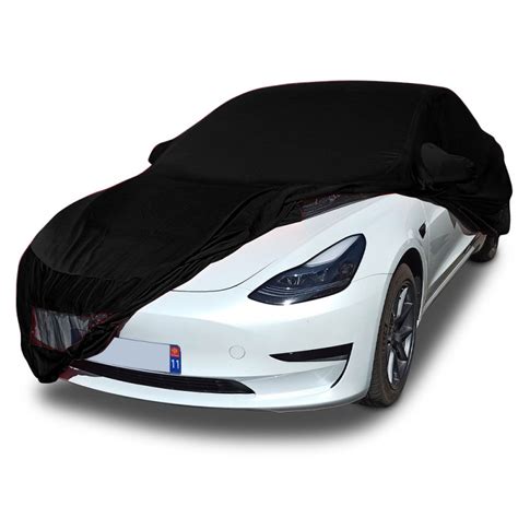 Housse B Che Protection Sur Mesure Noire Tesla Model Coverlux