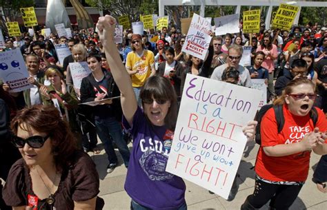 Students march against budget cuts