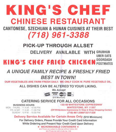 King S Chef Whitestone Ny 11357