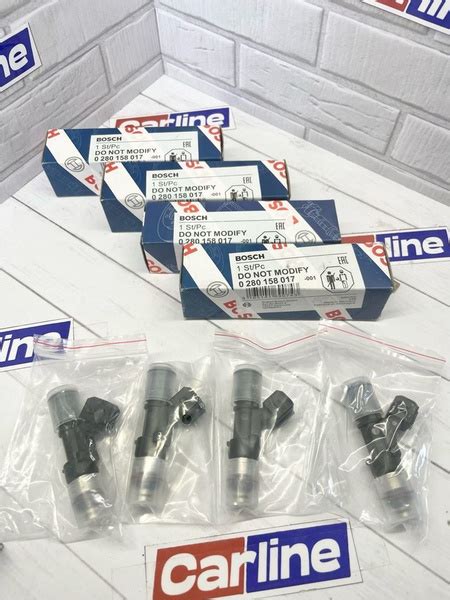 Форсунки топливные 4шт.Калина гранта шеви. Ваз-1118, 2110, 2115, 2123 ...