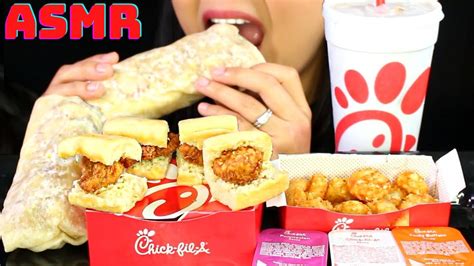 Asmr Chick Fil A Breakfast Burrito Chick N Minis Mini Hash Browns