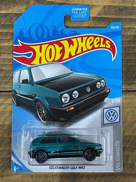 Hot Wheels Vw Volkswagen Golf Mk Teal Green Combine P P Eur Picclick It