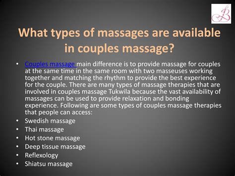 Ppt Best Couples Massage Tukwila In Usa Powerpoint Presentation Free