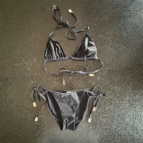 Zimmermann Triangle Bikini Set Bottom Size Top Depop