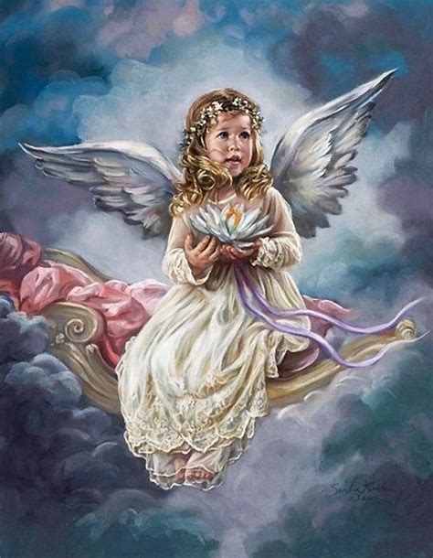 Pin by Olga Gildikova on Ангелы | Water lilies art, Angel, Angel print