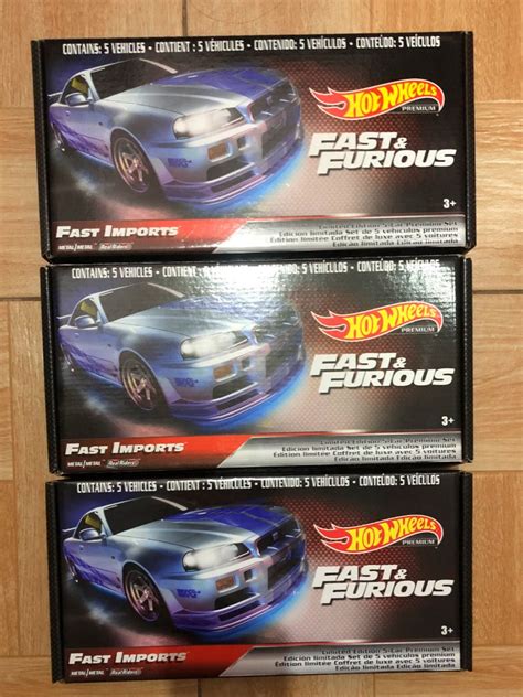 Hot Wheels Fast And Furious Premium Fast Imports Box Set Sealed Hobbies Toys Toys Games
