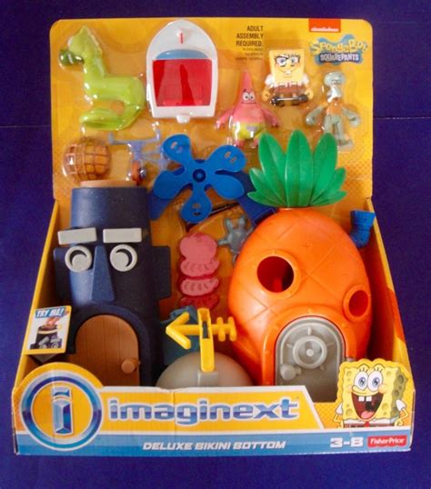 New Imaginext Spongebob Deluxe Bikini Bottom Playset