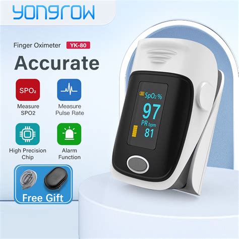 Yongrow Finger Pulse Oximeter Saturation Monitor With SPO2 Pulse Rate