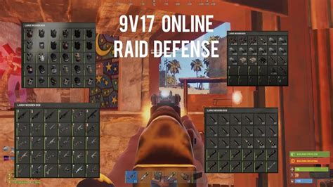 V Online Raid Defense Rust Youtube