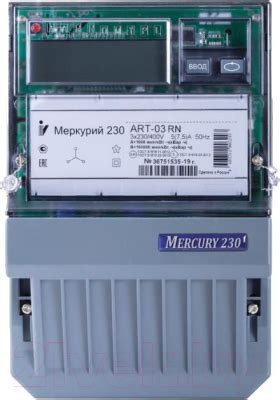 Меркурий ART-03 / 230 Счетчик электроэнергии электронный купить в ...