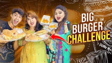 Eating Challenge Big Burger