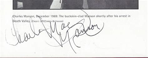 Charles Manson Signed Personal Bank Check Dated 1969 In A