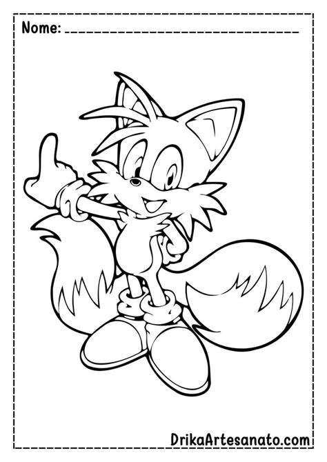 50 Desenhos do Sonic para Colorir Grátis em PDF: Baixe Agora!