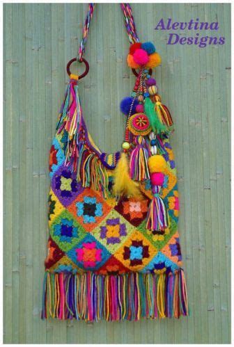 Вязание сумки | Связанные крючком узоры для кошелька, Вязать просто ...