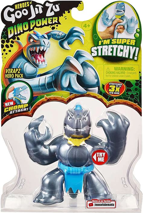 Heroes of Goo Jit Zu Dino Power Series 3 Verapz The Velociraptor Action ...