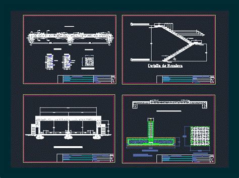 Pedestrian Bridge Dwg Detail For Autocad Designs Cad