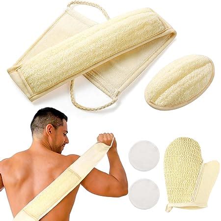 Amazon Loofa Body Scrubber 4 PCS Exfoliating Loofah Back