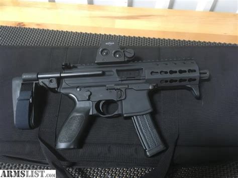 ARMSLIST For Sale Sig MPX PDW Arm Brace With 3 Mags And Eotech