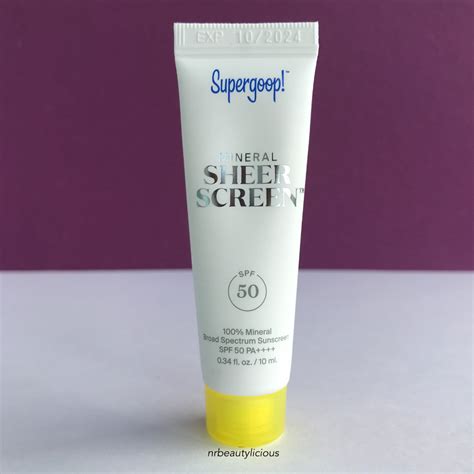 Supergoop Mineral Sheer Screen Spf 50 Pa 10ml Shopee Malaysia