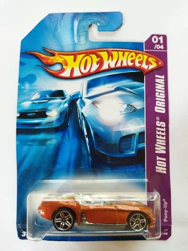 Hot Wheels Pony Up Convertible Roadster Naranja Meses Sin Inter S