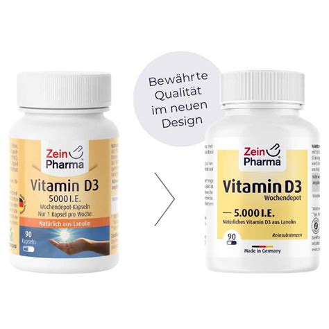 Vitamin D3 5 000 I E Wochendepot Kapseln 90 St Online Bei Pharmeo Kaufen