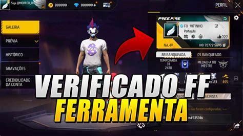 Ferramenta V De Verificado Free Fire Banner E Avatar Angelical