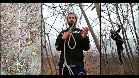 Верёвочная лестница с петлями-ступеньками и авторский способ лазания по ...