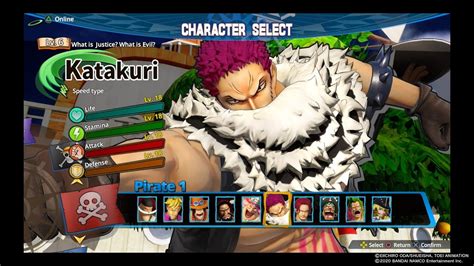 One Piece Pirate Warriors Katakuri Complete Move Set Gameplay