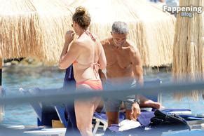 Toni Collette Rocks An Orange Bikini For A Sexy Seaside Getaway In