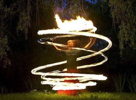 Fire Poi Whirling Fire Poi Fire Art Fire Dancer