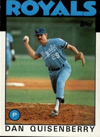 Amazon Topps Baseball Card Dan Quisenberry Mint