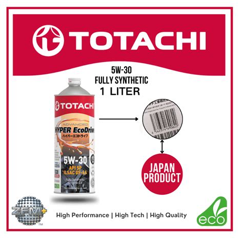 ORIGINAL | TOTACHI JAPAN ENGINE OIL (1 LITER) 5w30 HYPER EcoDrive Fully ...