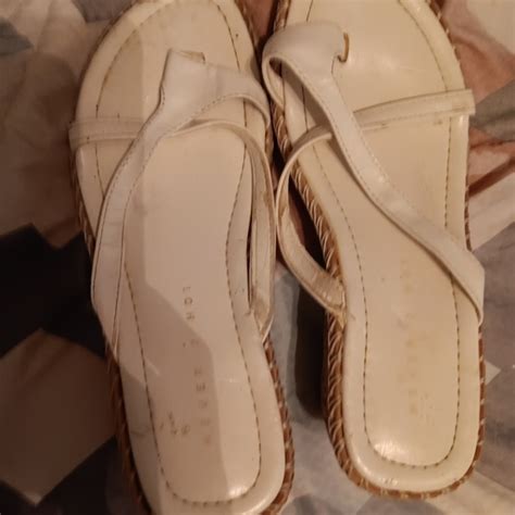 Shoes Wedge Heel Shoes Used Made By Never 2 Hot White Poshmark
