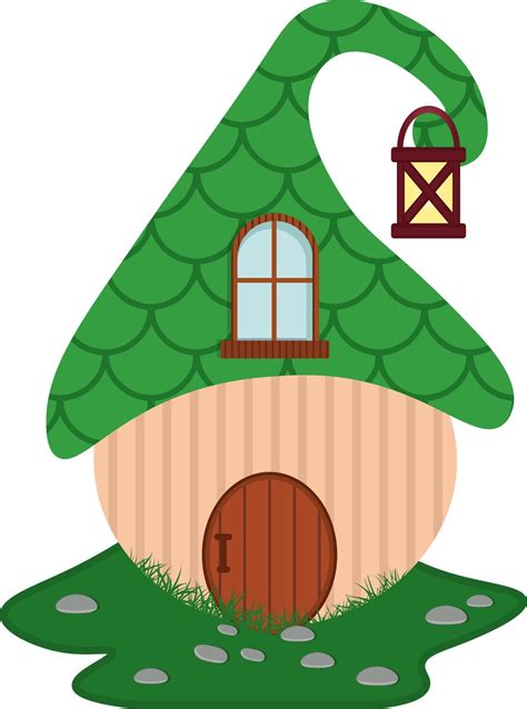 Fairy Mushroom House Clipart 20821412 Vector Art at Vecteezy